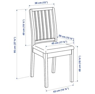 Sillas Ekedalen Ikea Madera Beige (2uds)