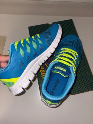 Zapatillas WORKTEAM Azul y amarillo