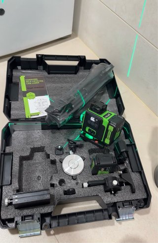 Nivel Láser HGLINE 2 baterias Autonivelante