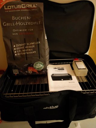 Barbacoa sin humo negra