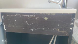 Mueble de baño moderno, pequeño