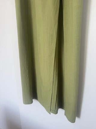 Vestido verde oliva Zara