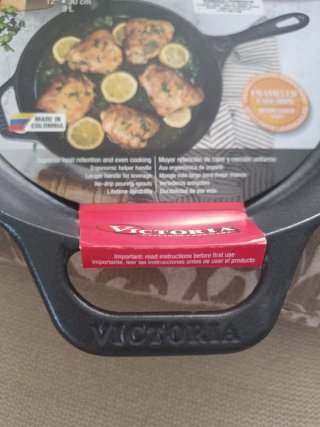 Sartén Victoria Hierro Fundido 30 cm