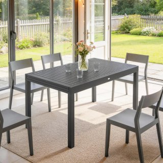 Mesa Comedor Exterior Extensible 135/270 cm