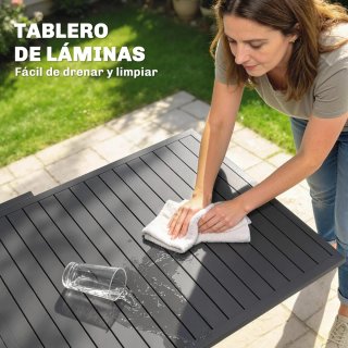 Mesa Comedor Exterior Extensible 135/270 cm