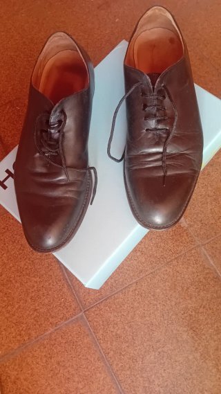 Zapatos de cordones negros talla grande