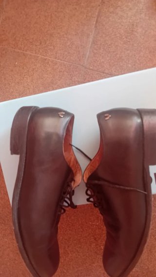 Zapatos de cordones negros talla grande