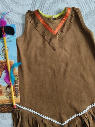 DISFRAZ DE INDIA CON ACCESORIO