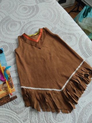 DISFRAZ DE INDIA CON ACCESORIO