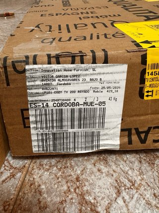 Mueble TV Roble 200x35x57cm