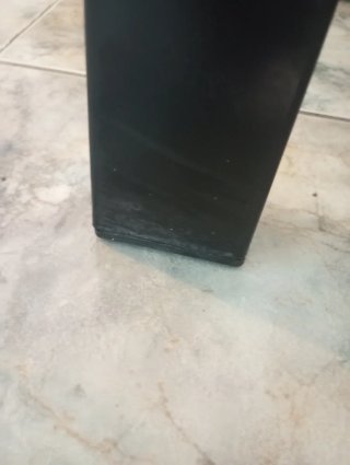 Mesa de comedor moderna cristal y metal