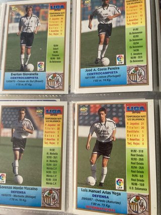 Lote de cromos, unión deportiva, Salamanca