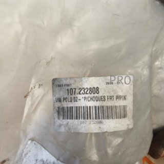 PARAGOLPES DELANTERO VOLKSWAGEN POLO NUEVO 107232808