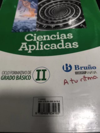 Ciencias Aplicadas, Ciclo Formativo de Grado Bá...