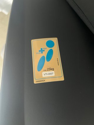 Silla coche Britax Römer contramarcha