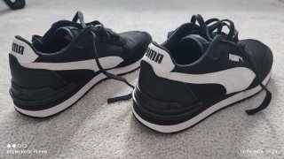 Zapatillas Puma Talla 37 Negras y Blancas
