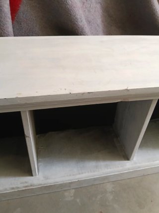 Mueble recibidor 3 cubos