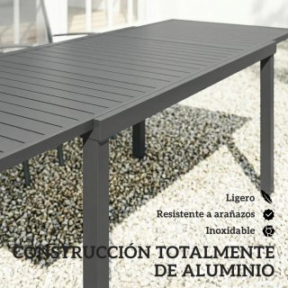 Mesa Jardín Extensible 150/225x85x75 cm