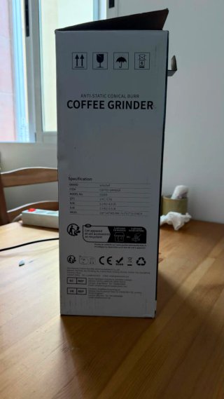 Molinillo Café Eléctrico AMZCHEF CG209
