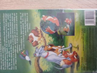 Película VHS Tod y Toby