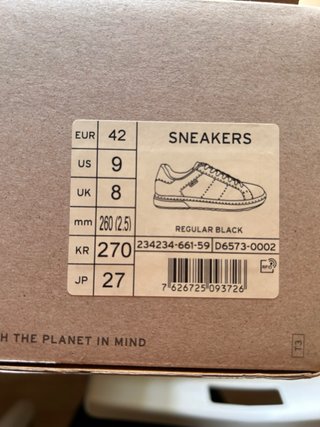 Zapatillas Levi's Negras y Blancas
