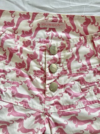 Pantalón Custo estampado perros talla 36