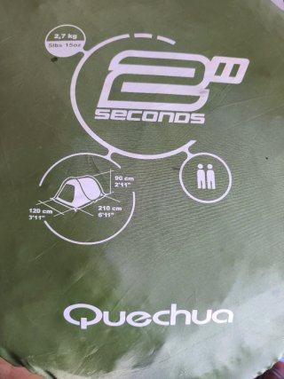 Tienda campaña Quechua 2 segundos 2 personas