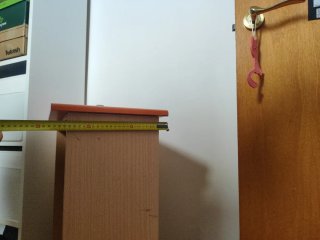 Cajón organizador melamina naranja