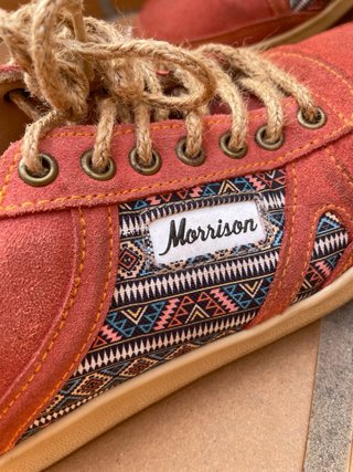 Zapatillas Morrison Talla 43 Naranja Etnicas.