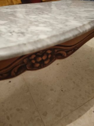 Mesa baja mármol estilo Luis XV