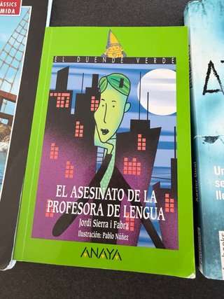 Libro el asesinato de la profesora de lengua