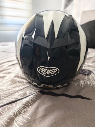 Casco Jet Premier Blanco con Visera