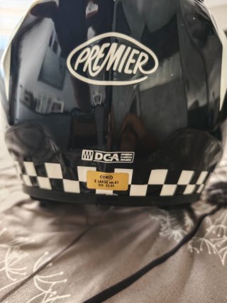 Casco Jet Premier Blanco con Visera
