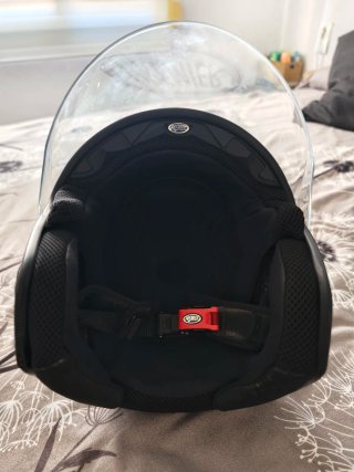 Casco Jet Premier Blanco con Visera