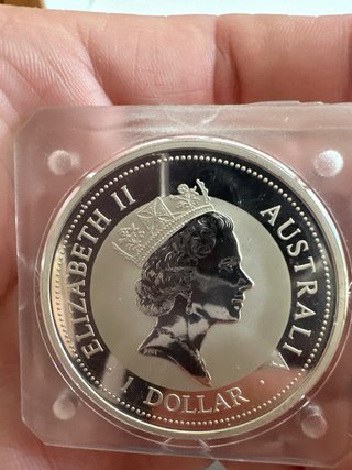 Moneda Plata 1 OZ Kookaburra 1994