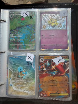 Lote cartas pokemon