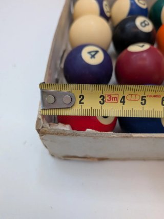 Bolas de billar antiguas vintage