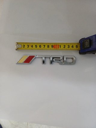 Pegatina TRD Cromo