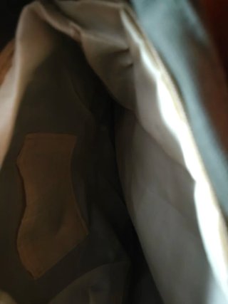 Bolsa de tela con corazón de lentejuelas