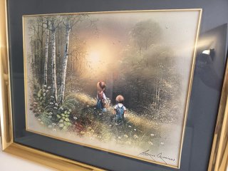 Cuadro Pintura Óleo Paisaje Marino