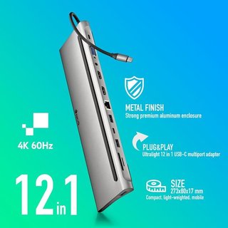 Hub USB 3.0 Tipo C Multipuerto 12 en 1 NUEVO