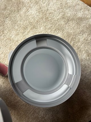 Contenedor de pañales blanco