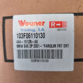 PILOTO INTERMITENTE IZQUIERDO BMW SERIE 3 NUEVO 103F06110221