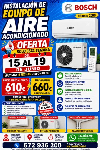Oferta aire acondicionado