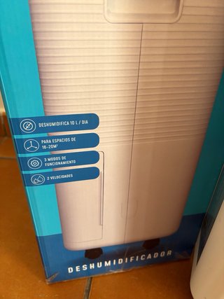 Deshumidificador Saivod 10L Blanco.