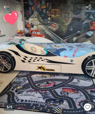 Cama infantil coche carreras