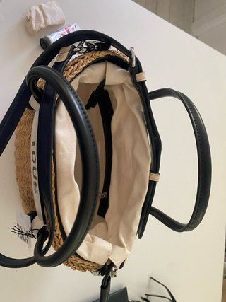 Bolso de rafia Tous