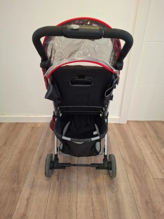 Carrito Bebé Chicco Rojo y Negro