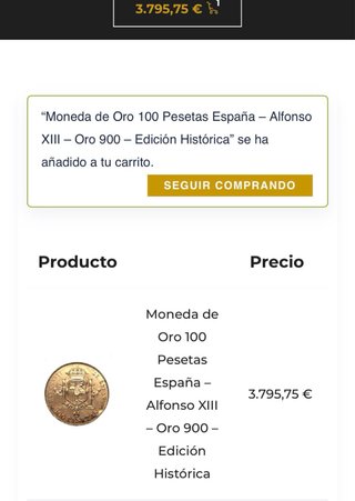 Moneda de Oro Alfonso XIII 1897