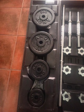 Kit de pesas ANDY 50 KG
